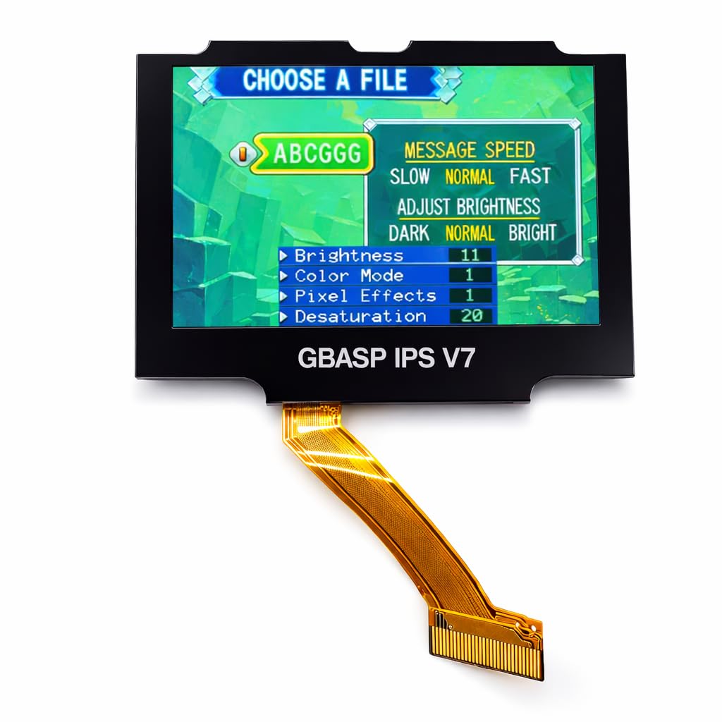 ゲームボーイアドバンスsp　IPS液晶パネル V7 Amazon.co.jp: 【IPS V7】 GBASP用 ips液晶 キット ツール 自作用